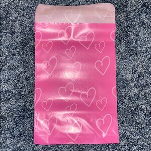 25 Heart Polymailers, 6.75”x9.75”